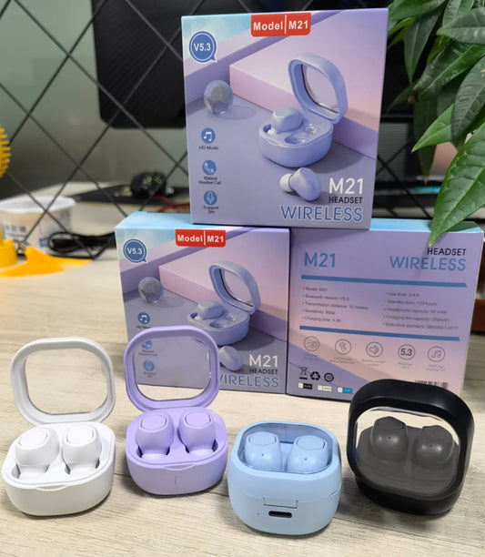 Clear Dome Wireless Earbuds In Refreshing Colors