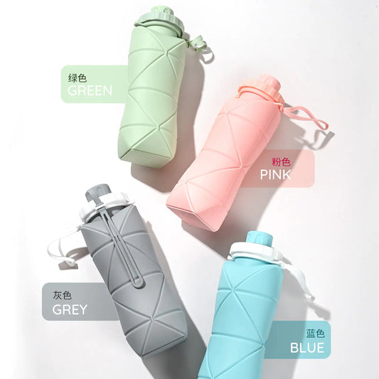 N/A POPSY Your Hydration Station Collapsible Silicon Water Bottle