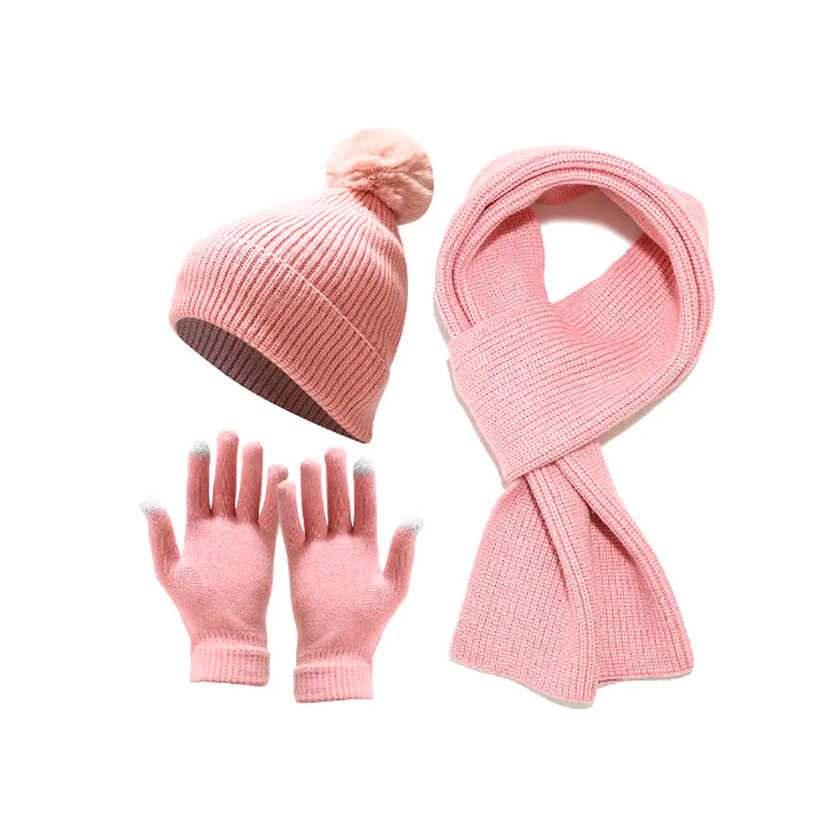 Cozy Winter 3 In 1 Scarf, Beany And Gloves Set