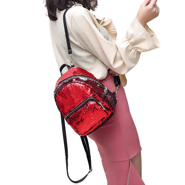 Let it Twinkle Sequin Backpack Pretty and Practical