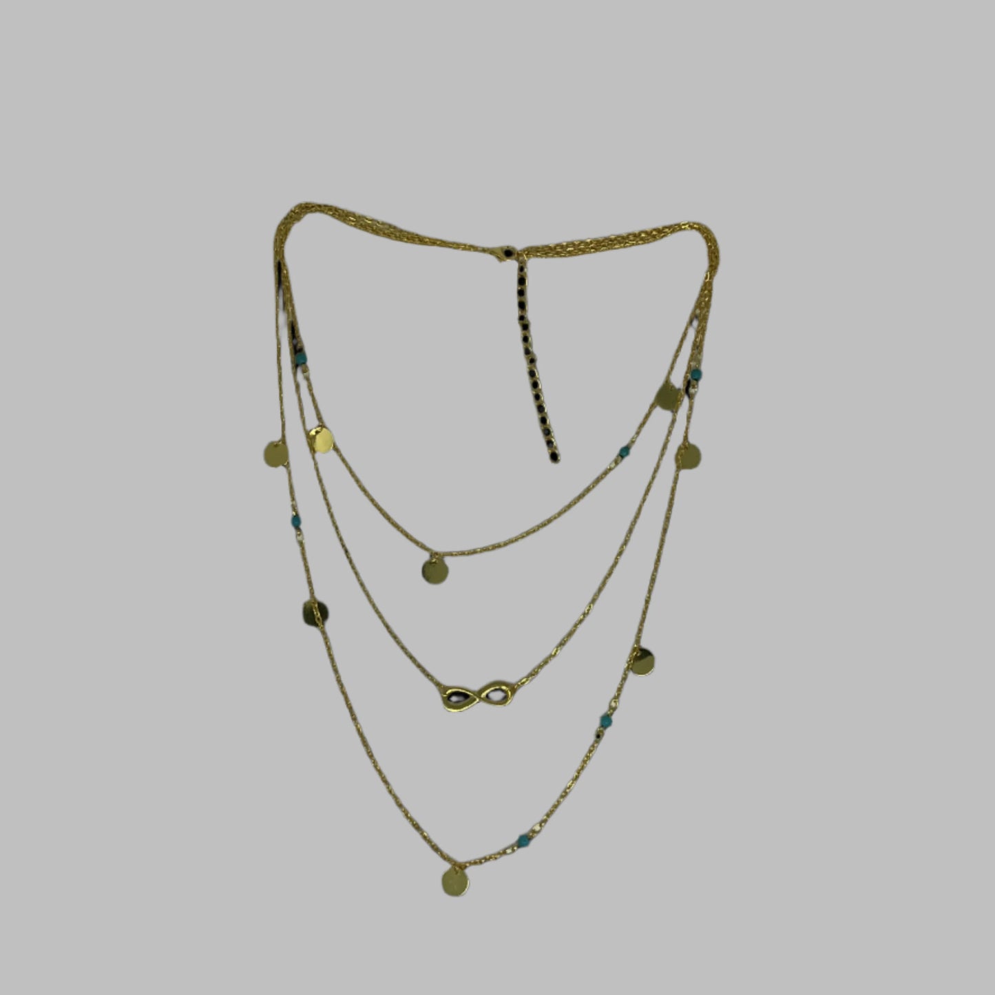 Infinite Trust Lariat Style Necklace