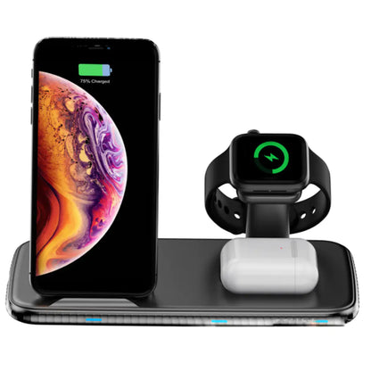 4 in 1 Wireless Fast Charging Hub