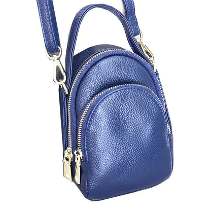 Double Duty Genuine Leather CrossBody Bag