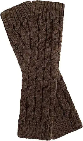 Cozy Hug Cable Knit Leg Warmers